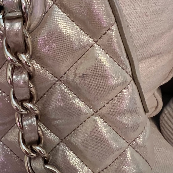 kate Spade Gold Coast Georgina Quilted Handbag Chain Link Straps -authentic - Picture 2 of 10